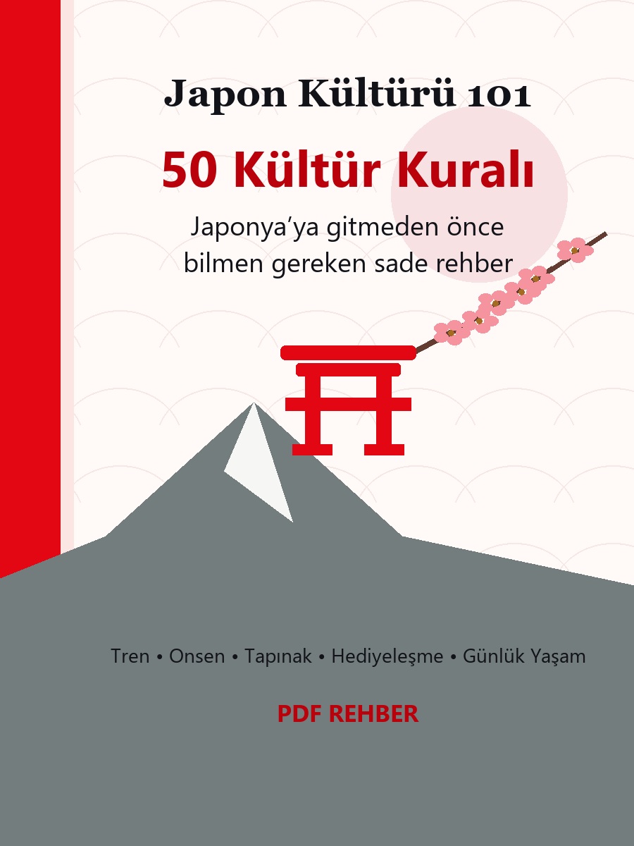 Japon Kültürü 101 PDF rehber kapak görseli